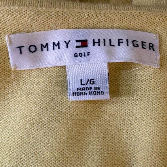 Walt Disney World x Tommy Hilfiger Womens Size Large Yellow Golf Sweater - Picture 5 of 5